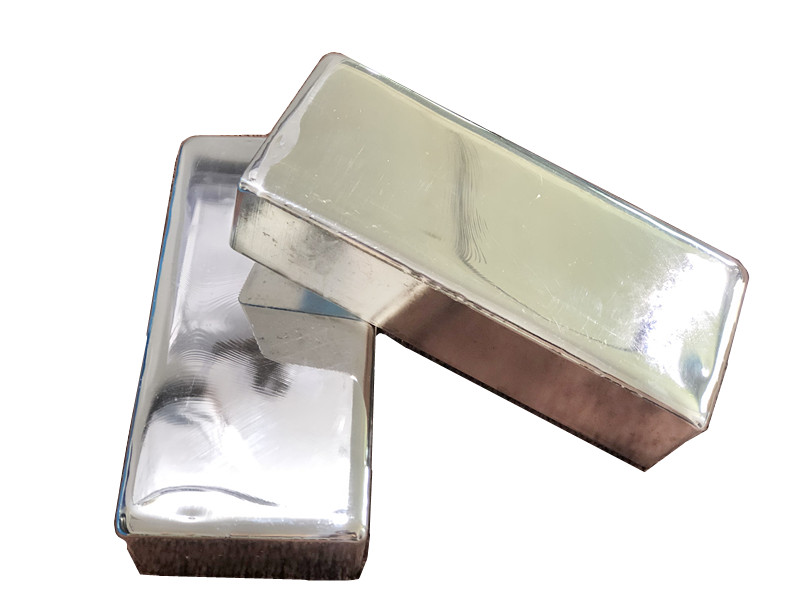 Supply Pure Rare Metal Alloys Pure 99.99% Silver Ingot Ag Metal Bar Rod Price Per Kg
