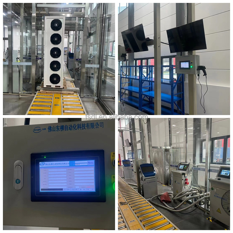 Galvanized Steel Pipe Energy Storage Air Conditioner Assembly Line High Performance
