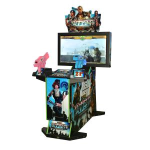 Quality Coin Operated Shooter Arcade Cabinet / 42 Inches Shooting Arcade Game Machine wholesale