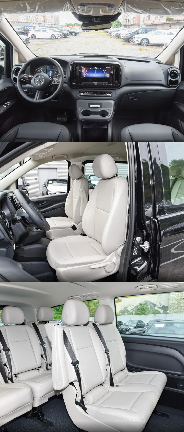 Mercedess Benzs Vito Petrol MPV Car 48V Mild Hybrid 7 Seats New Energy Vehicle