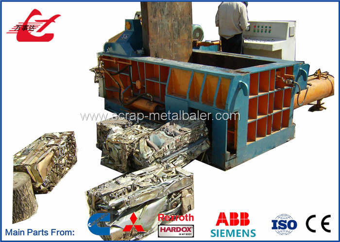 25MPa Metal Scrap Baling Press Machine , Scrap Metal Recycling Machine 250 × 250mm Bale Size