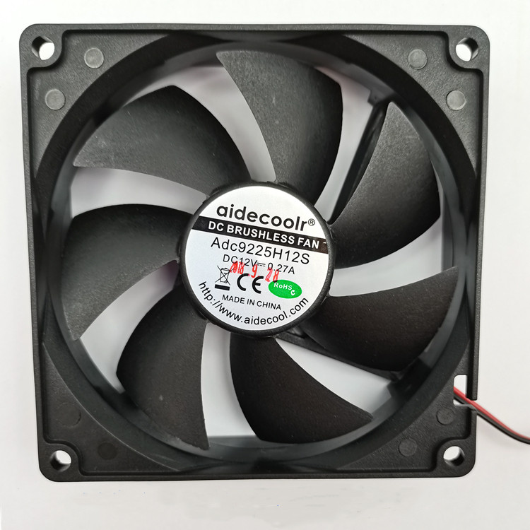 6000RPM Energy Efficient Cooling Fan , 0.15A 12V 9.2cm PC Case Fan 4 Pin