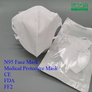 Quality Anti Bacterial N95 Particulate Respirator Mask , PP Disposable Mouth Mask wholesale