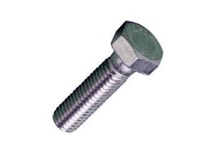 Quality White Heavy Duty Galvanized Hex Bolts 316 Stainless Steel Fasteners 55mm Length wholesale