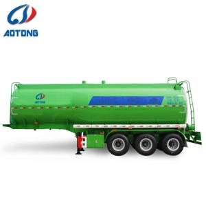 Quality 42000 Liters Water Transporting Fuel Tanker Semi-Trailer Used Crude Oil Tan Trailer wholesale