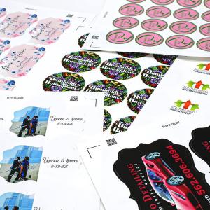 Quality Customized Shape Adhesive Label Sticker With Offset Printing / Digital Printing wholesale