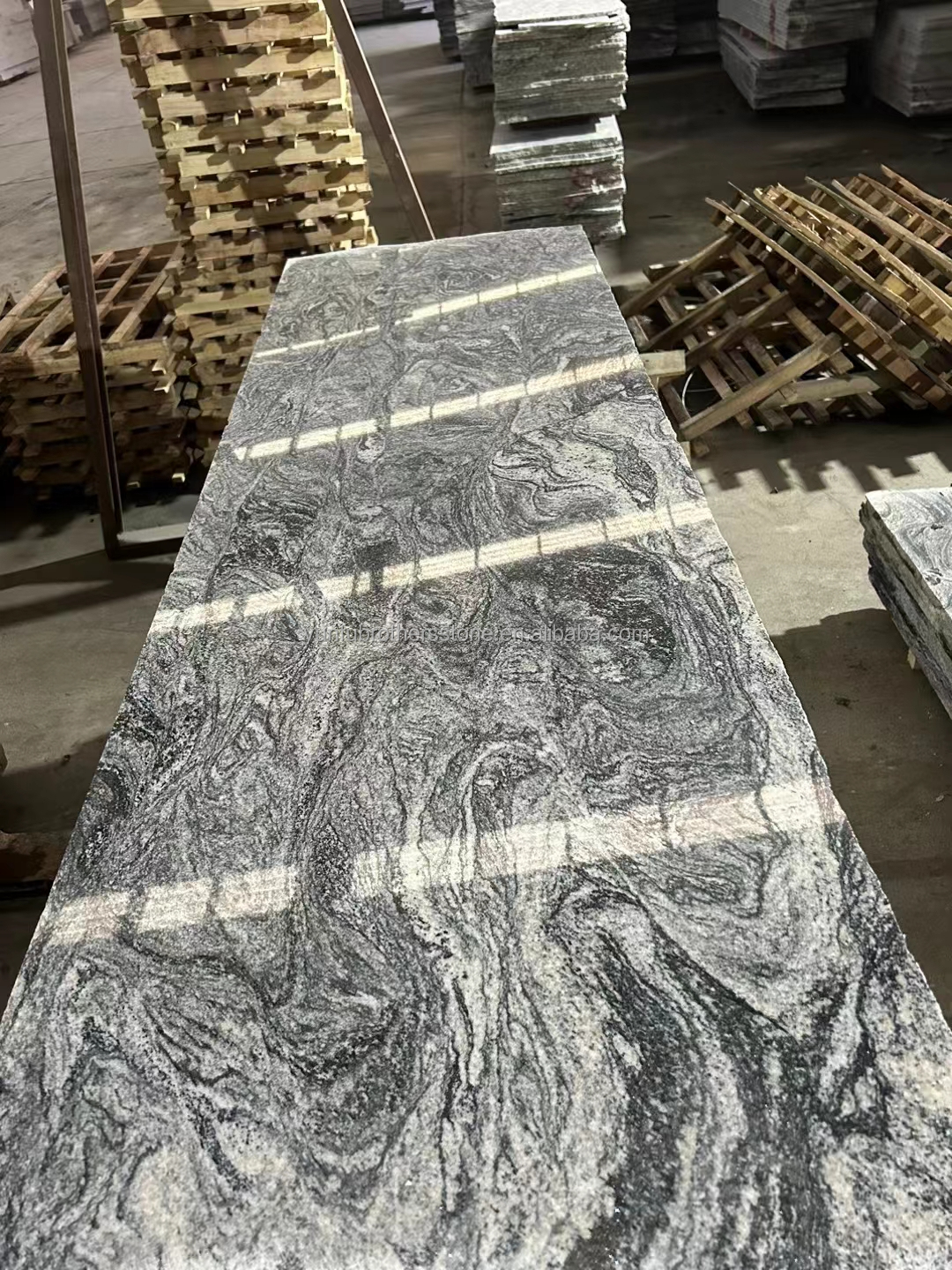 Natural Grey Granite Slab for Stairs and Floors A Modern Twist on Natural Fantasy