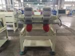 Double Heads Flat Embroidery Machine For Clothing High Precision In Driving