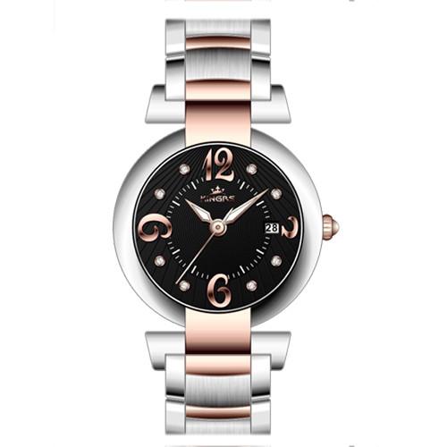 40.0mm japan movt with calendar full stainless steel watches ,Men's steel wrist