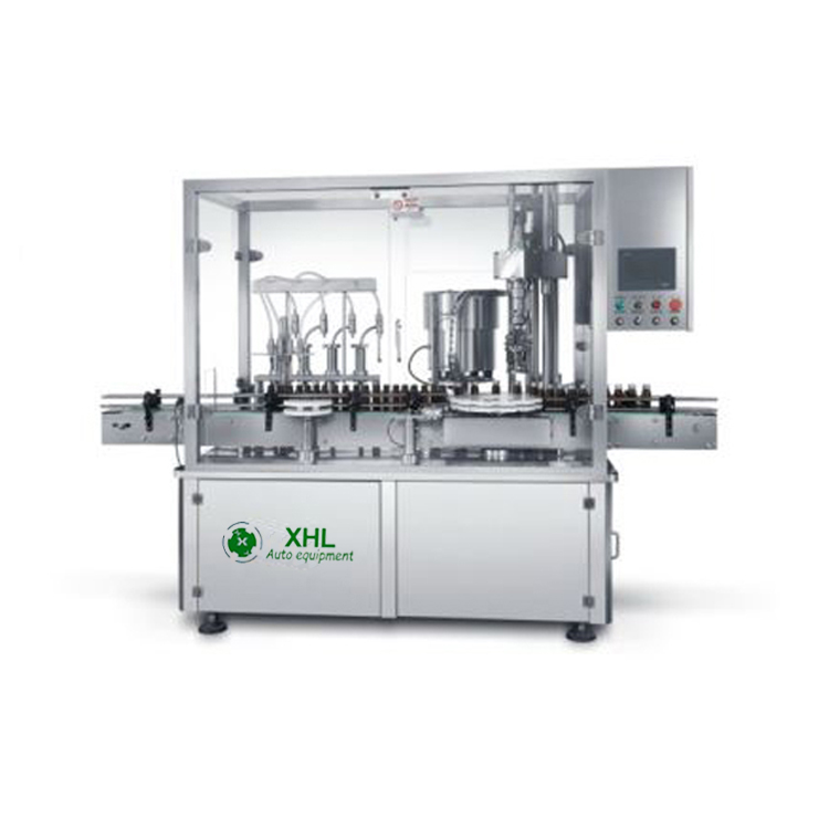 Round Bottle 1000ml 5400BPH High Viscosity Liquid Filling Machine