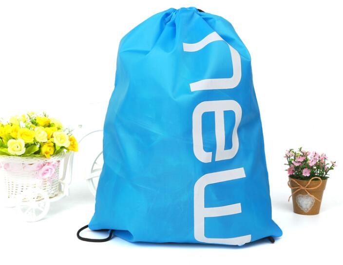 Recycled Foldable Nylon Polyester Tote Bag with logos polyester shopping bag Custom advertising handle non woven bag PAC