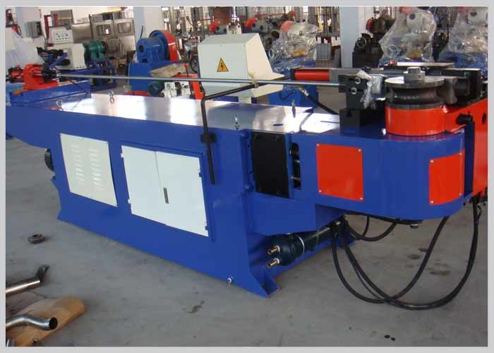 Electricity Control ss Pipe Bending Machine , DW75NC Mandrel Pipe Bender