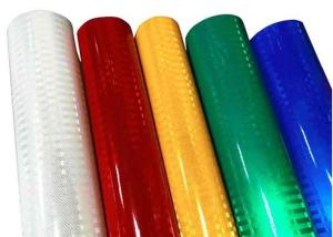 Quality PMMA Film High Intensity Prismatic Reflective Sheeting Reflective Sign Sheeting wholesale