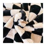 Custom Weight Polyester Faux Fur Fabric Eco Friendly 58 Inches 350GSM
