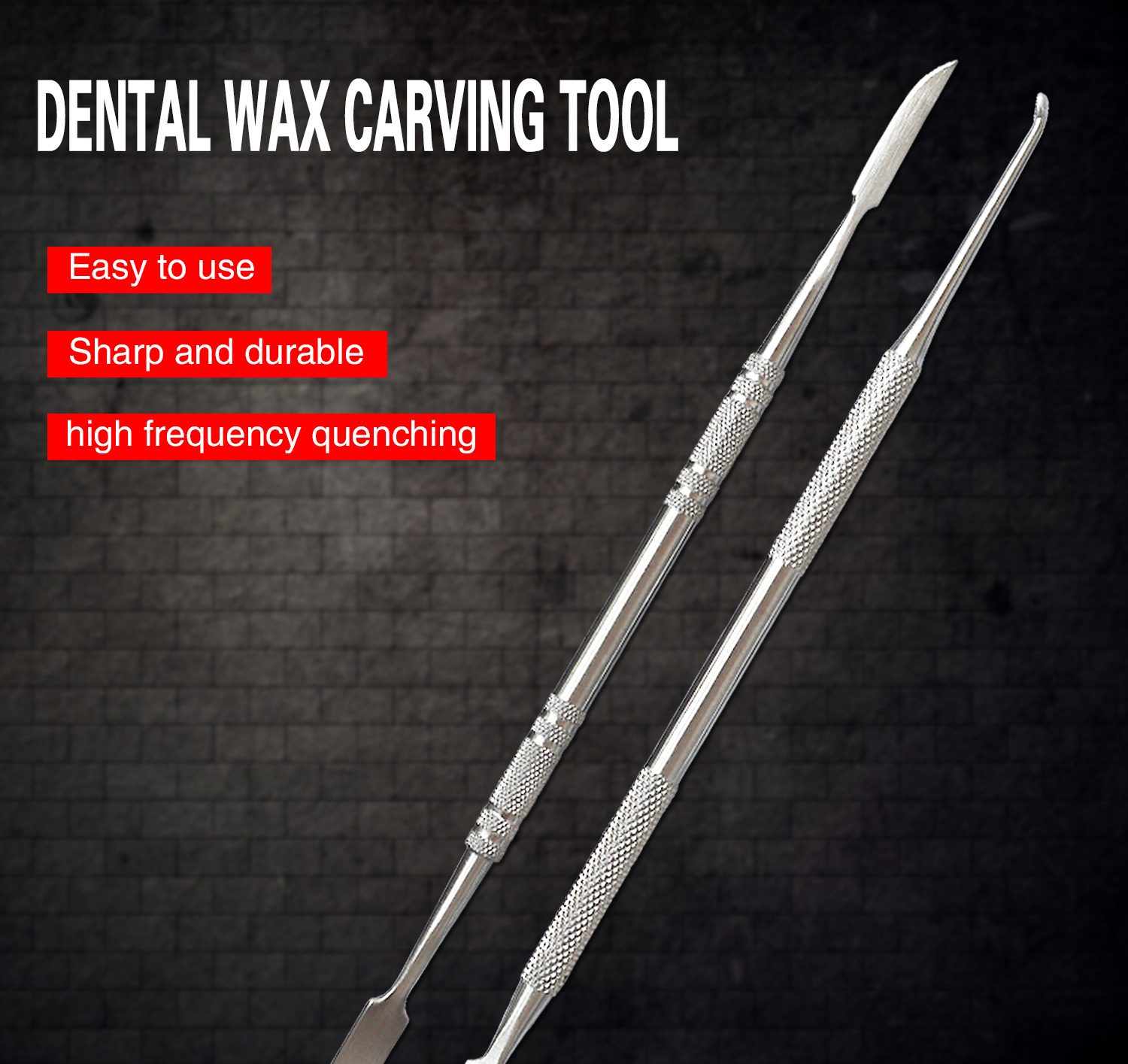 Dental Lab Stainless Steel Wax Carving Tool Set 10/12 pieces