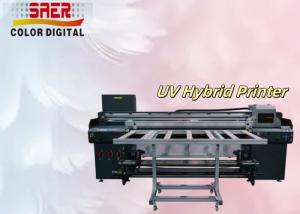 Quality Outdoor &amp; Indoor UV Roll to Roll Flatbed Hybrid UV Printer wholesale