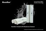 High Flow Rate 10500GPD Brackish Water Membrane RO High Permeability