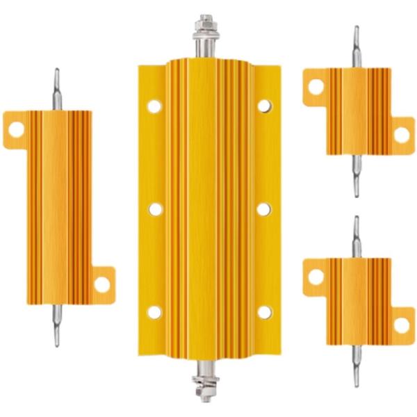 25W 50W 75W 100W 150W 200W 300W 500W 1000W High Power Resistor Gold Aluminum