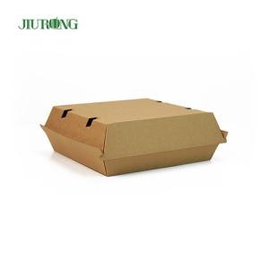 Quality F flute Eco Friendly Takeaway Containers 700ml brown paper food boats wholesale