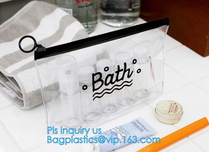 underwear packing slider zipper bags with hanger, Cosmetic k clear bubble bags, Manufacturer Clear Vinyl Slider Ba