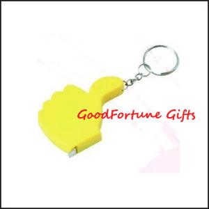Quality Praise Gesture Tape Keyrings keychain gift wholesale