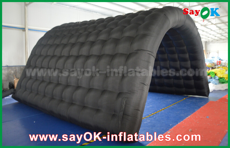 Air Inflatable Tent Black 210D Oxford Tunnel Inflatable Camping Tent For Outdoor Activity