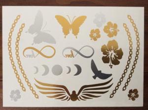 Quality Metallic foil tattoo wholesale