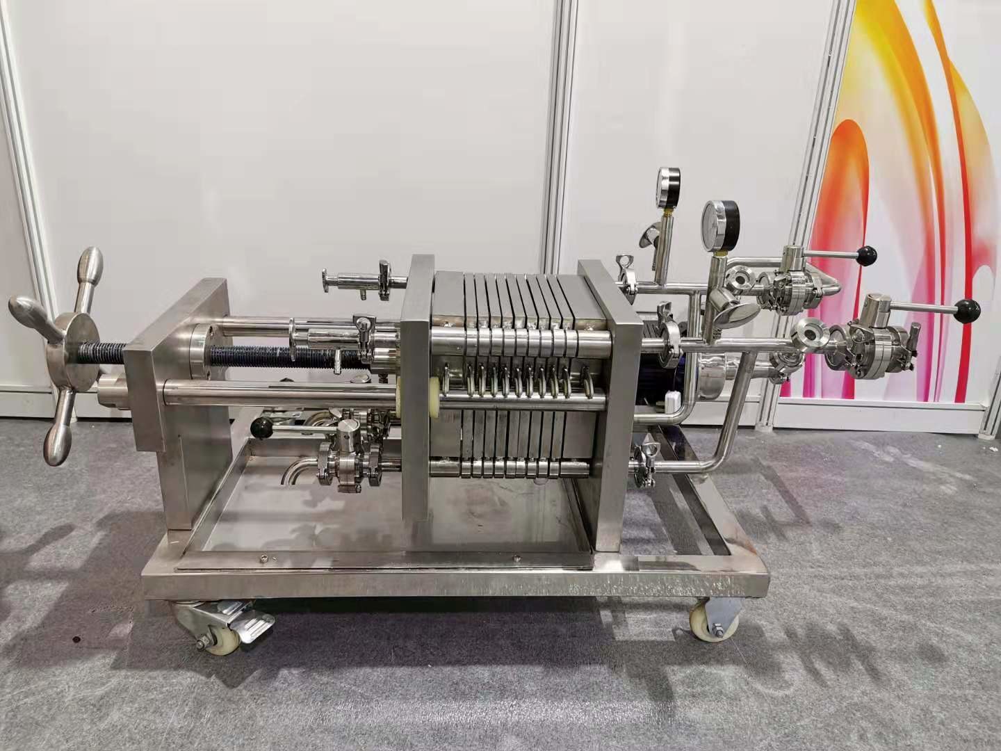 Plate Type Diatomite Filter Stability Operation For Beer / Wine / Juice