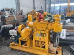 Hydraulic Diesel Engine 200m Deep Water Well Borehole Drilling Rig For