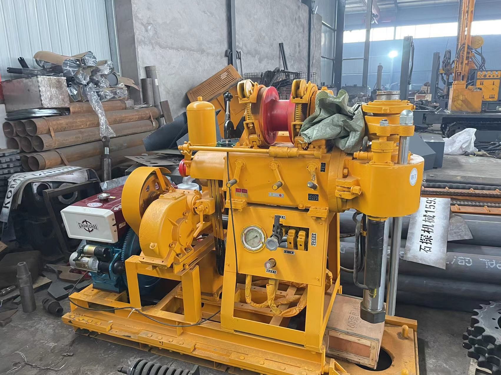 Diesel SPT 150m Trailer Mounted Water Well Drilling Rigs