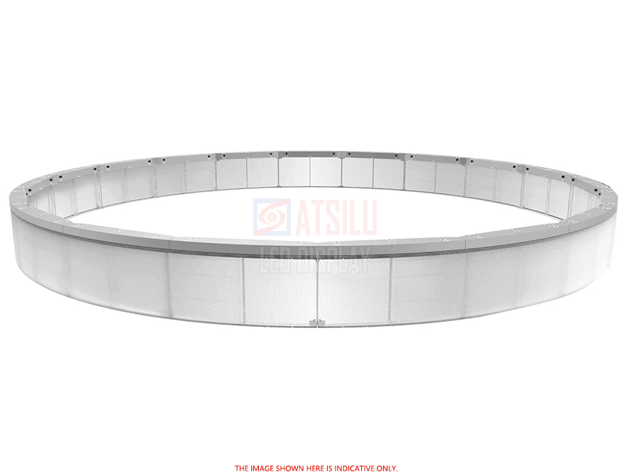 Indoor & Outdoor Flexible Transparent LED Display Wall