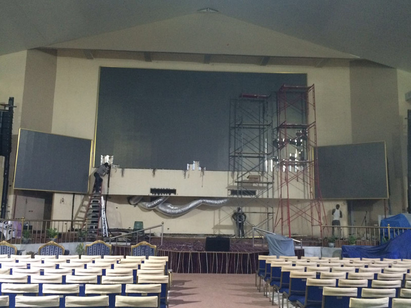 P5 1920Hz LED Video Wall Screen SMD 3528 Lamps Full Color Magnet Install Shenzhen Factory