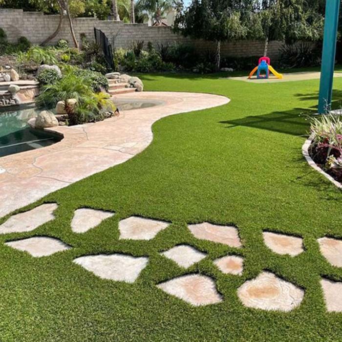40mm Playground Artificial Grass With Dtex 11600 And 18900 Density Used For Landscape Decoration