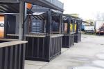 Aluminum Alloy Windows Mini Pop-up Shop Container Coffee Shop Bar Fast-food