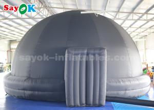 Quality Black 5m Diameter Inflatable Planetarium Dome Tent For Science Dispaly wholesale