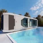 Intelligent Prefabricated Steel Mobile Capsule House / Capsule Cabin House