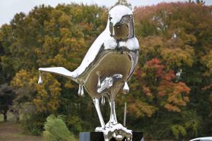 Quality Large Metal Stainless Steel Animal Sculptures Outdoor Decoration Mirror Polish wholesale