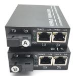 Fiber Optic Transceiver Media Converter 10/100/1000Base-TX and 1000Base-SX 100