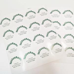 Quality Round Tamper Evident Security Labels Small Eggshell Destructive Vinyl Labels wholesale