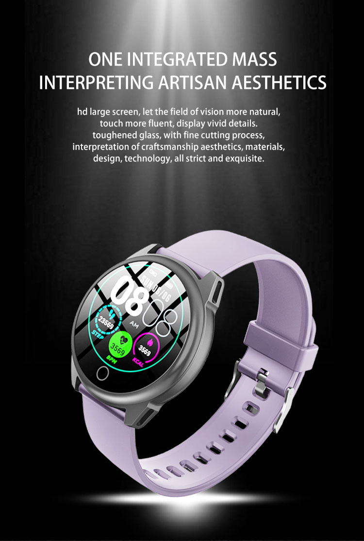 Temperature Rapid Round Shape Smartwatch Foot Pedal H10 Exerciser Calendar Smart Watch