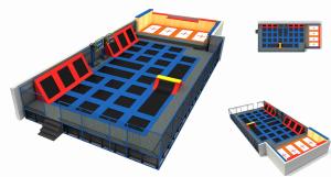 Quality 339M2 Low price Commercial Kids Big Indoor Trampoline Park Funny Kids Indoor Playground Equipment with Trampoline Park wholesale