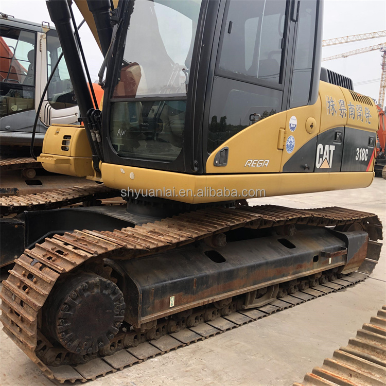 Second Hand Excavator Machine Caterpillar 318D2 Original Color Machine 2021 Year