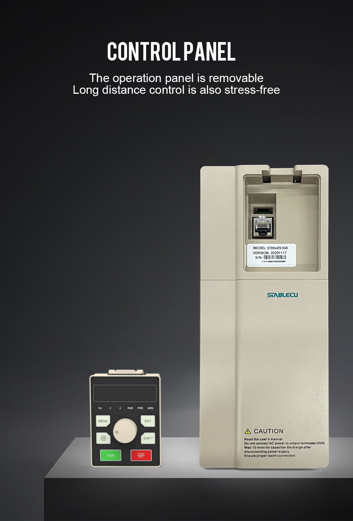 7.5KW 11KW Vector Frequency Inverter V/F Control Variable Frequency Drive For Three Phase Motor