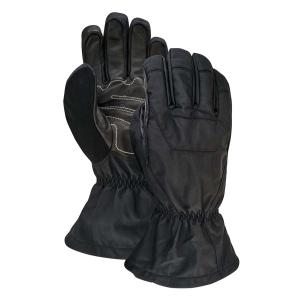 Quality S-2XL black Leather Snowboard Gloves / Two In One Gloves wholesale