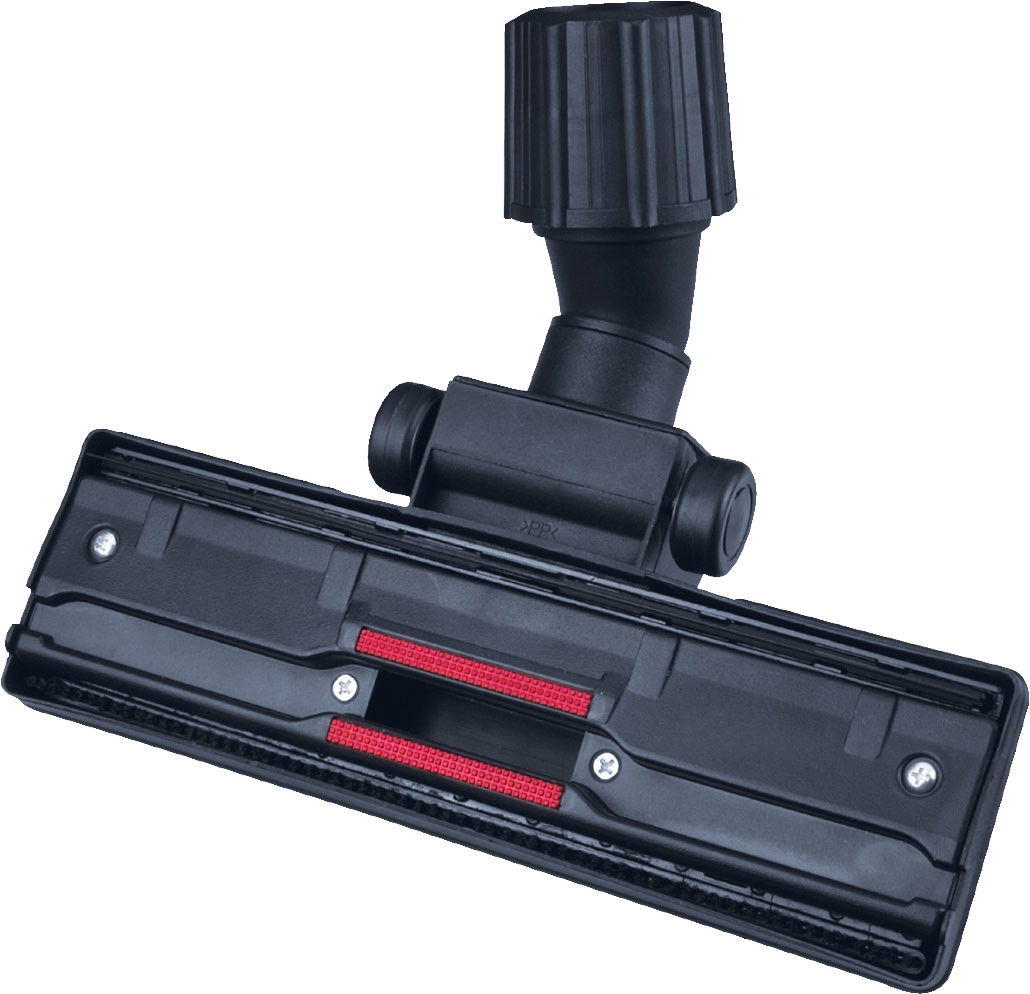 vacuum cleaner brush with universal contact and plastic plate