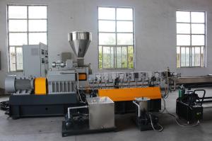 Quality PET Parallel Double Screw Plastic Granulating Line wholesale