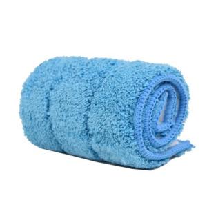 Quality Blue 380gsm Microfiber Wet Mop Pads , Pocket Shaped Multifunctional Mops wholesale