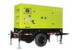 375kva Trailer Diesel Generator With Fawde Engine CA6DM3J-48D 50hz 1500rpm 300kw