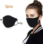 Adult Cotton Face Mask N 95 Respirator Mask With Activated Carbon Filter