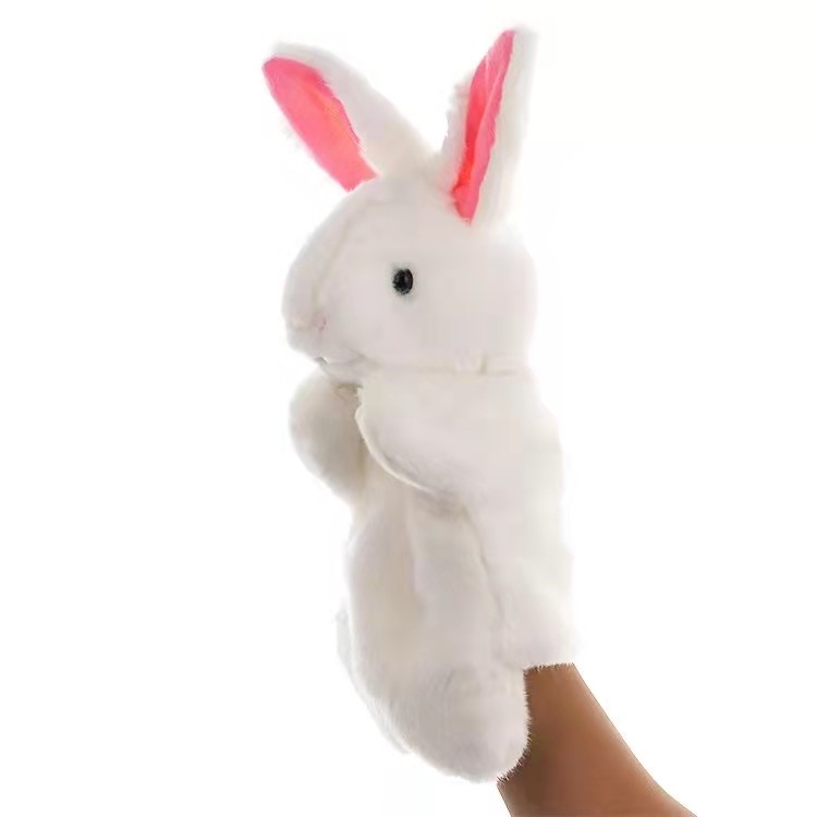 20cm Interesting Plush Animal Hand Puppets Soft Doll For Babies